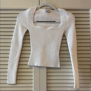 Babaton Ribbed Long Sleeve Top